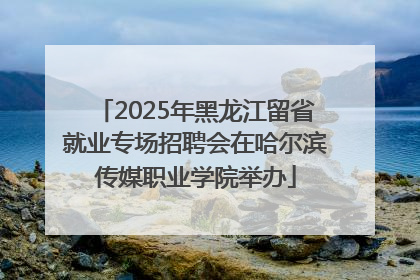2025年黑龙江留省就业专场招聘会在哈尔滨传媒职业学院举办