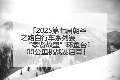 2025第七届朝圣之路自行车系列赛——“孝贤故里”环鱼台100公里挑战赛启幕